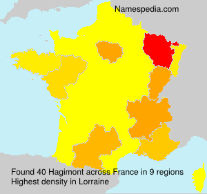 Surname Hagimont in France Surname Hagimont in France