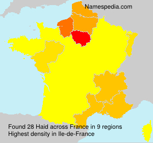 Surname Haid in France Surname Haid in France