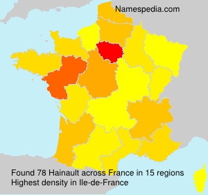 Surname Hainault in France Surname Hainault in France