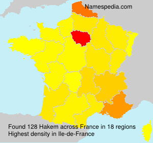 Surname Hakem in France Surname Hakem in France