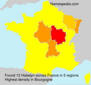 Surname Haladyn in France Surname Haladyn in France