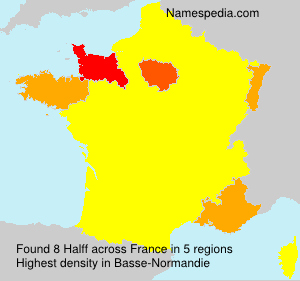 Surname Halff in France Surname Halff in France