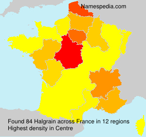 Surname Halgrain in France Surname Halgrain in France