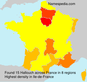 Surname Hallouch in France Surname Hallouch in France