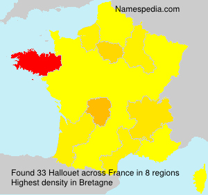 Surname Hallouet in France Surname Hallouet in France