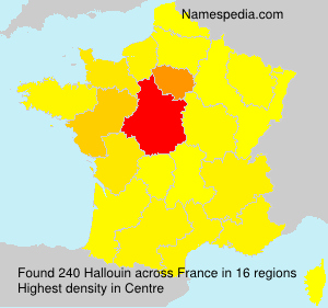 Surname Hallouin in France Surname Hallouin in France