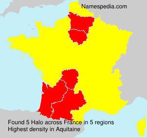 Surname Halo in France Surname Halo in France