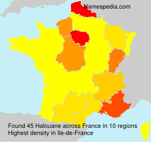 Surname Halouane in France Surname Halouane in France