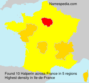Surname Halperin in France Surname Halperin in France