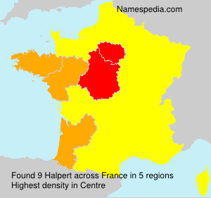 Surname Halpert in France Surname Halpert in France