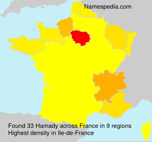Surname Hamady in France Surname Hamady in France