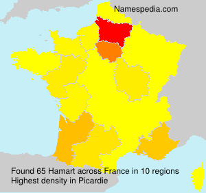 Surname Hamart in France Surname Hamart in France