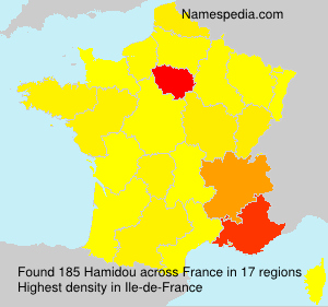 Surname Hamidou in France Surname Hamidou in France