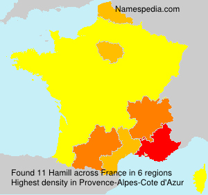 Surname Hamill in France Surname Hamill in France