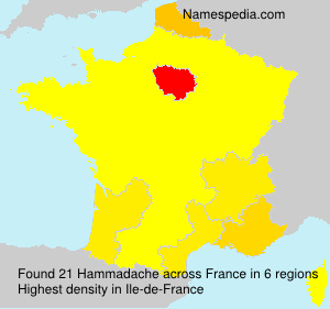 Surname Hammadache in France Surname Hammadache in France