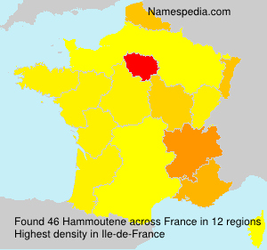 Surname Hammoutene in France Surname Hammoutene in France