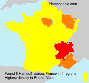 Surname Hamouth in France Surname Hamouth in France