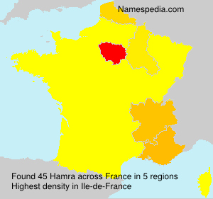 Surname Hamra in France Surname Hamra in France