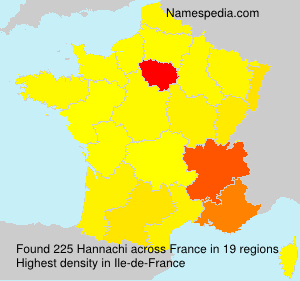Surname Hannachi in France Surname Hannachi in France