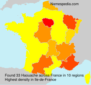 Surname Haouache in France Surname Haouache in France