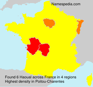 Surname Haoual in France Surname Haoual in France