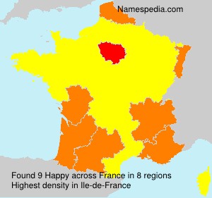 Surname Happy in France Surname Happy in France