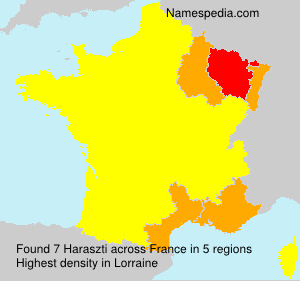 Surname Haraszti in France Surname Haraszti in France
