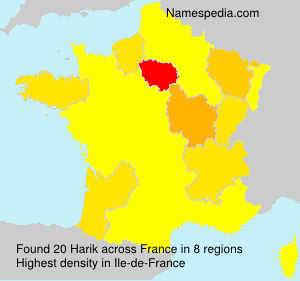 Surname Harik in France