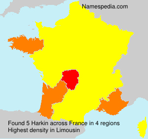Surname Harkin in France Surname Harkin in France