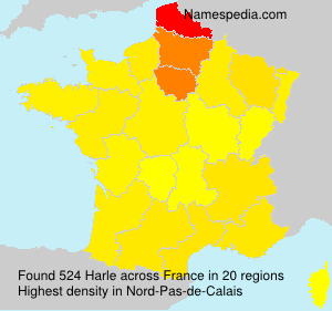 Surname Harle in France Surname Harle in France
