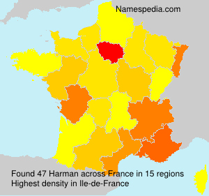 Surname Harman in France Surname Harman in France