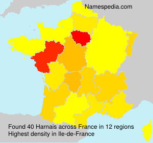 Surname Harnais in France