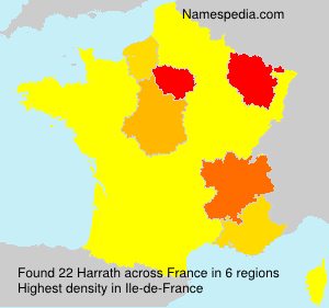 Surname Harrath in France Surname Harrath in France