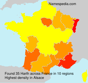 Surname Harth in France Surname Harth in France