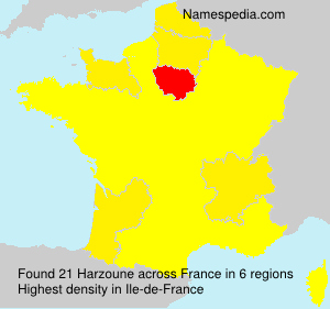 Surname Harzoune in France Surname Harzoune in France