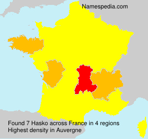 Surname Hasko in France