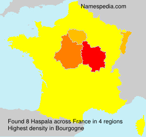 Surname Haspala in France Surname Haspala in France