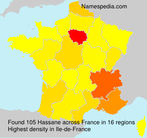 Surname Hassane in France