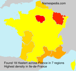Surname Hastert in France Surname Hastert in France
