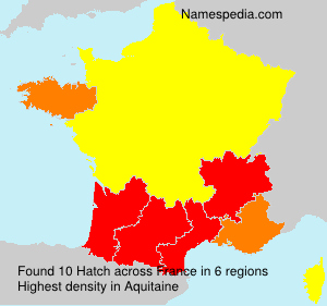 Surname Hatch in France Surname Hatch in France