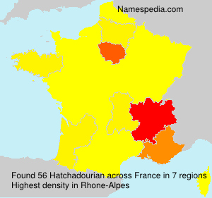Surname Hatchadourian in France Surname Hatchadourian in France