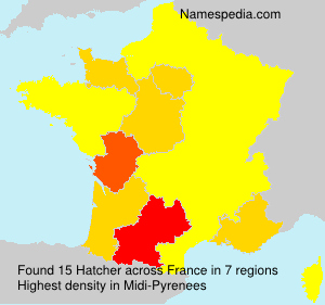 Surname Hatcher in France Surname Hatcher in France
