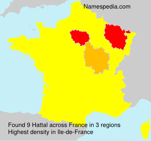 Surname Hattal in France Surname Hattal in France