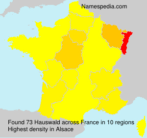 Surname Hauswald in France Surname Hauswald in France
