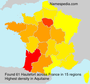 Surname Hautefort in France Surname Hautefort in France