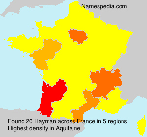 Surname Hayman in France Surname Hayman in France