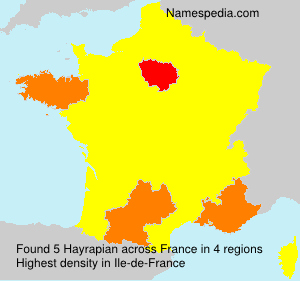 Surname Hayrapian in France Surname Hayrapian in France