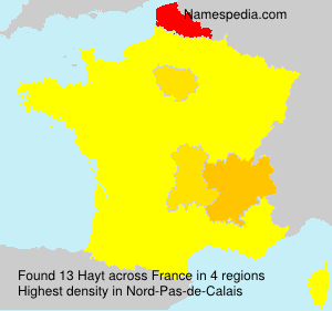 Surname Hayt in France Surname Hayt in France