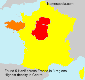Surname Hazif in France Surname Hazif in France