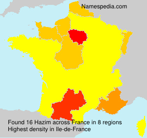 Surname Hazim in France Surname Hazim in France